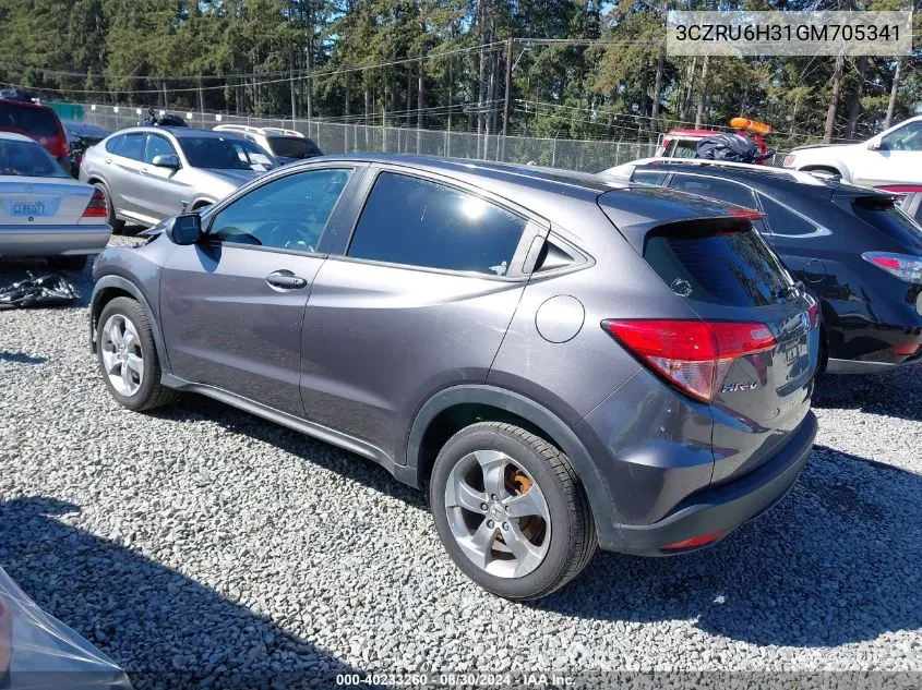 3CZRU6H31GM705341 2016 Honda Hr-V Lx