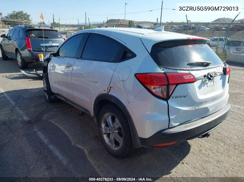 2016 Honda Hr-V Ex VIN: 3CZRU5G59GM729013 Lot: 40276233