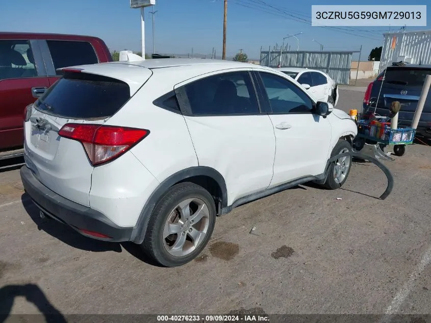 2016 Honda Hr-V Ex VIN: 3CZRU5G59GM729013 Lot: 40276233