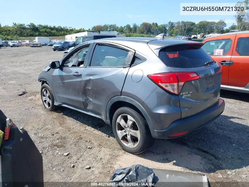 2016 Honda Hr-V Ex VIN: 3CZRU6H55GM721320 Lot: 40276807