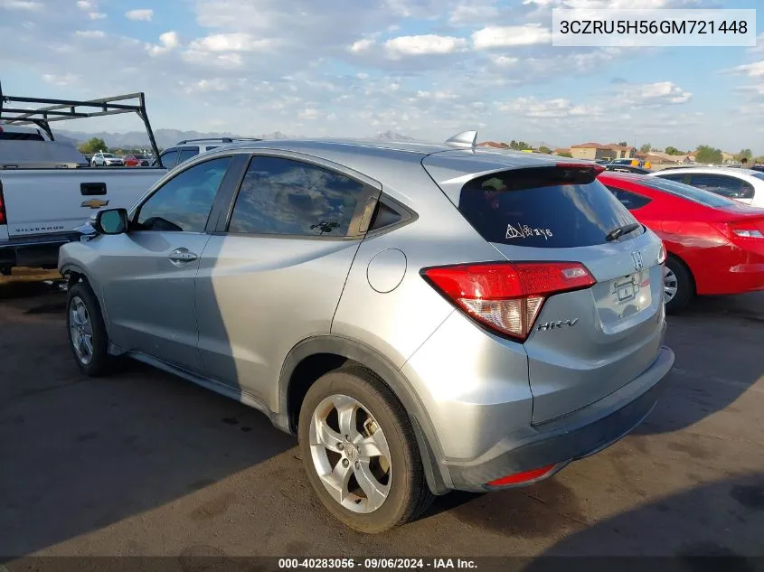 3CZRU5H56GM721448 2016 Honda Hr-V Ex