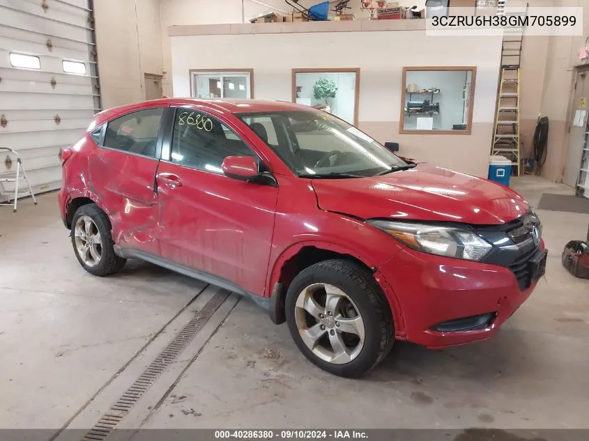 3CZRU6H38GM705899 2016 Honda Hr-V Lx