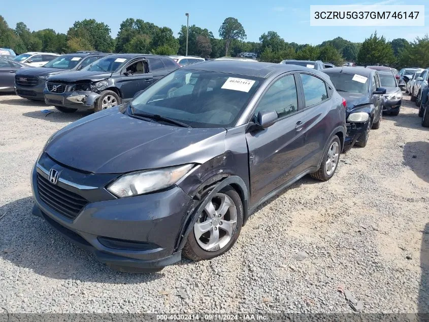 3CZRU5G37GM746147 2016 Honda Hr-V Lx