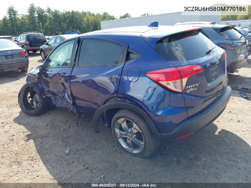 3CZRU6H58GM770186 2016 Honda Hr-V Ex