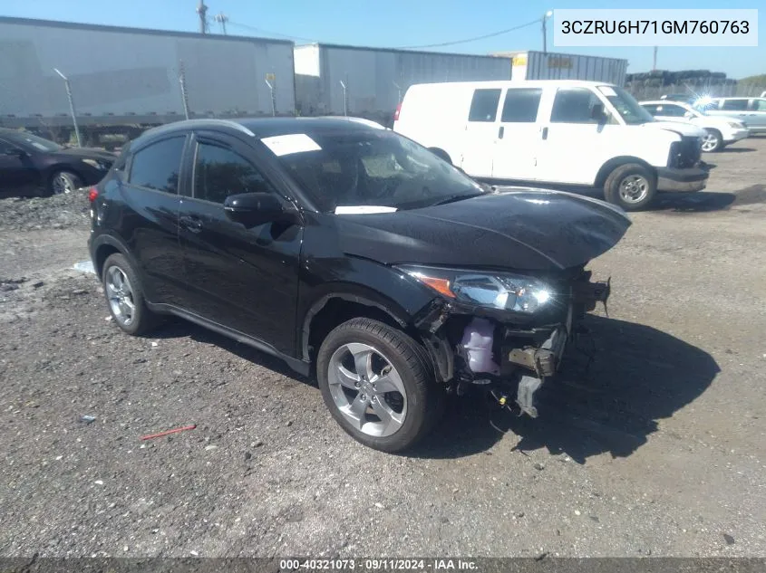 3CZRU6H71GM760763 2016 Honda Hr-V Exl