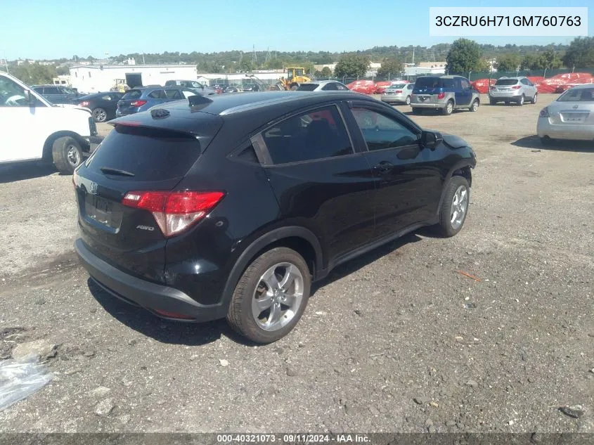 3CZRU6H71GM760763 2016 Honda Hr-V Exl