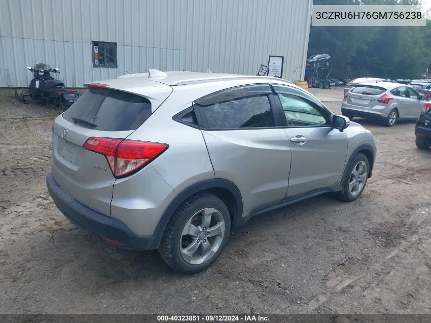 3CZRU6H76GM756238 2016 Honda Hr-V Exl