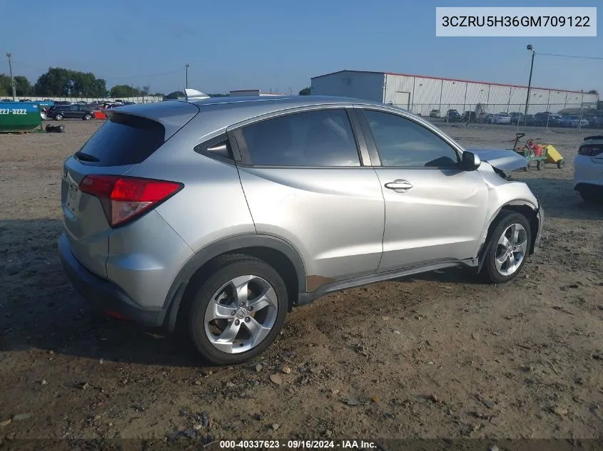 3CZRU5H36GM709122 2016 Honda Hr-V Lx