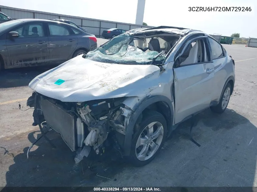 3CZRU6H72GM729246 2016 Honda Hr-V Exl