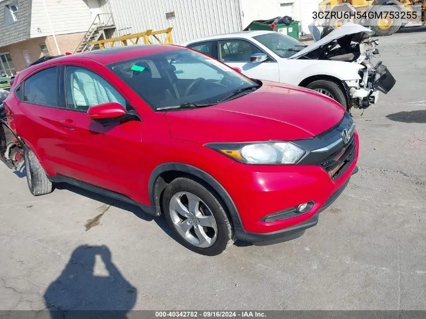 2016 Honda Hr-V Ex VIN: 3CZRU6H54GM753255 Lot: 40342782