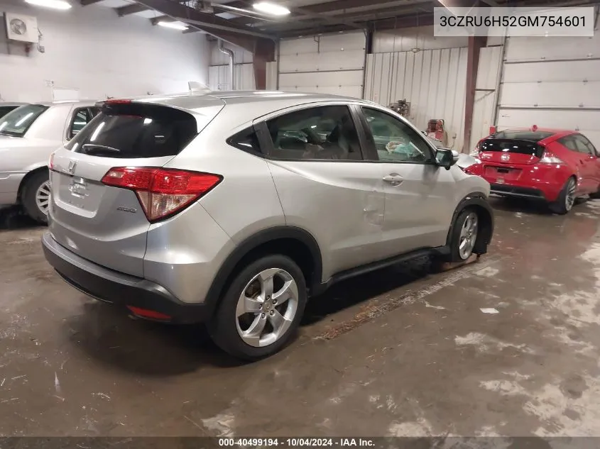 2016 Honda Hr-V Ex VIN: 3CZRU6H52GM754601 Lot: 40499194