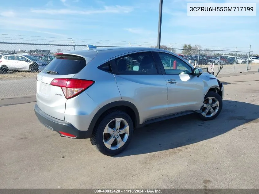 2016 Honda Hr-V Ex VIN: 3CZRU6H55GM717199 Lot: 40832428