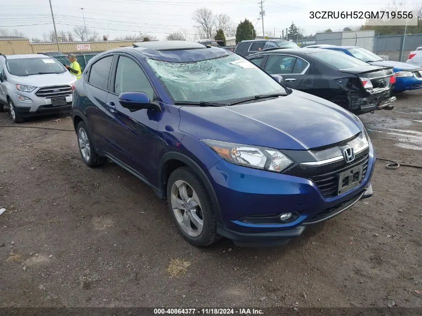 2016 Honda Hr-V Ex VIN: 3CZRU6H52GM719556 Lot: 40864377