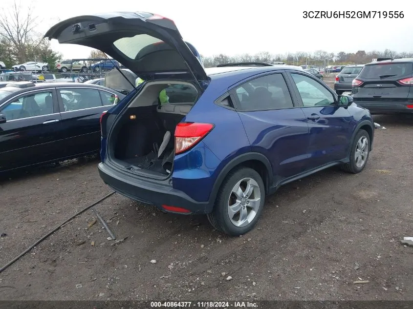 2016 Honda Hr-V Ex VIN: 3CZRU6H52GM719556 Lot: 40864377