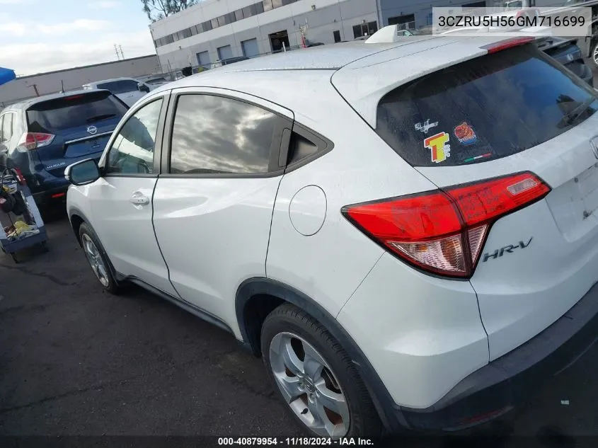 3CZRU5H56GM716699 2016 Honda Hr-V Ex