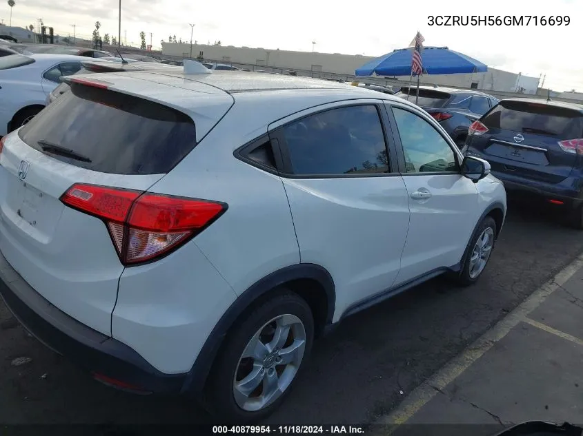 3CZRU5H56GM716699 2016 Honda Hr-V Ex