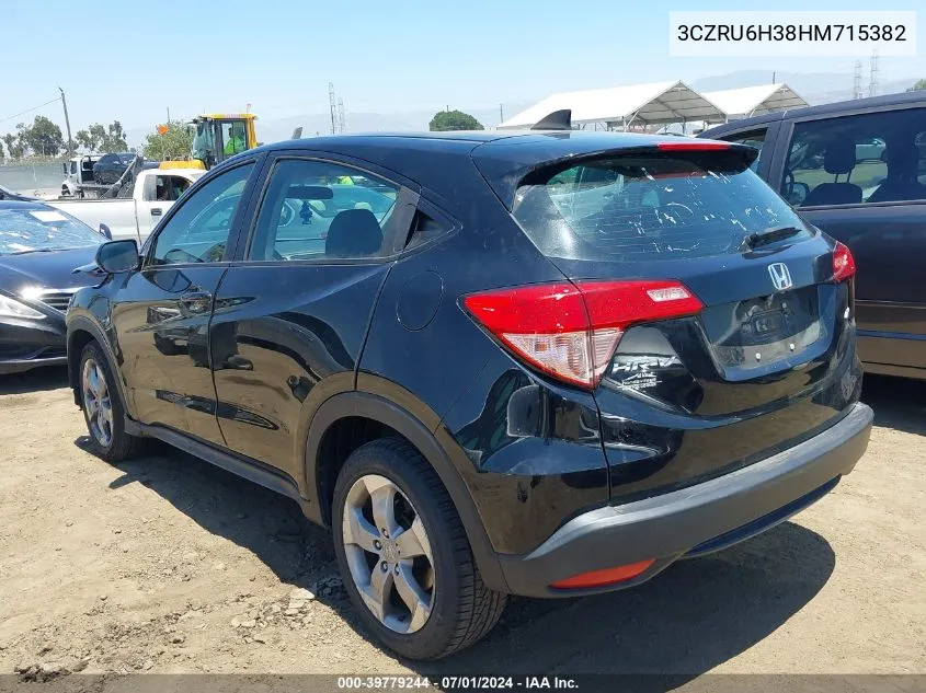 3CZRU6H38HM715382 2017 Honda Hr-V Lx