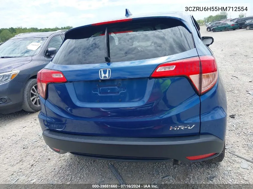 3CZRU6H55HM712554 2017 Honda Hr-V Ex