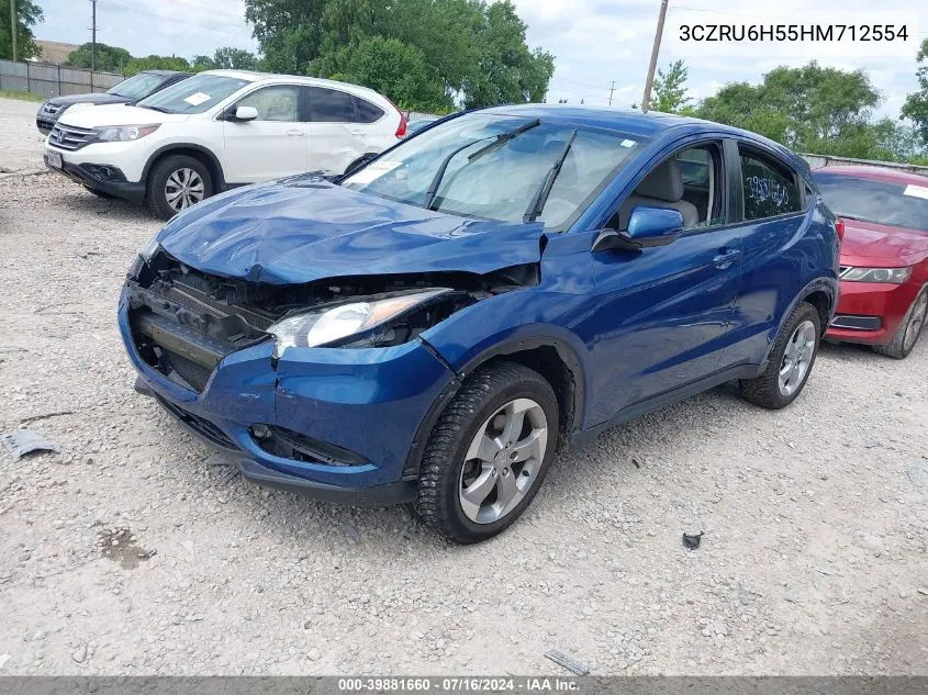 3CZRU6H55HM712554 2017 Honda Hr-V Ex