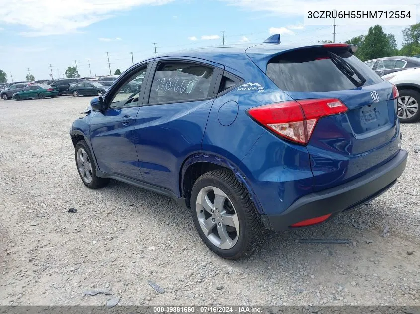 3CZRU6H55HM712554 2017 Honda Hr-V Ex