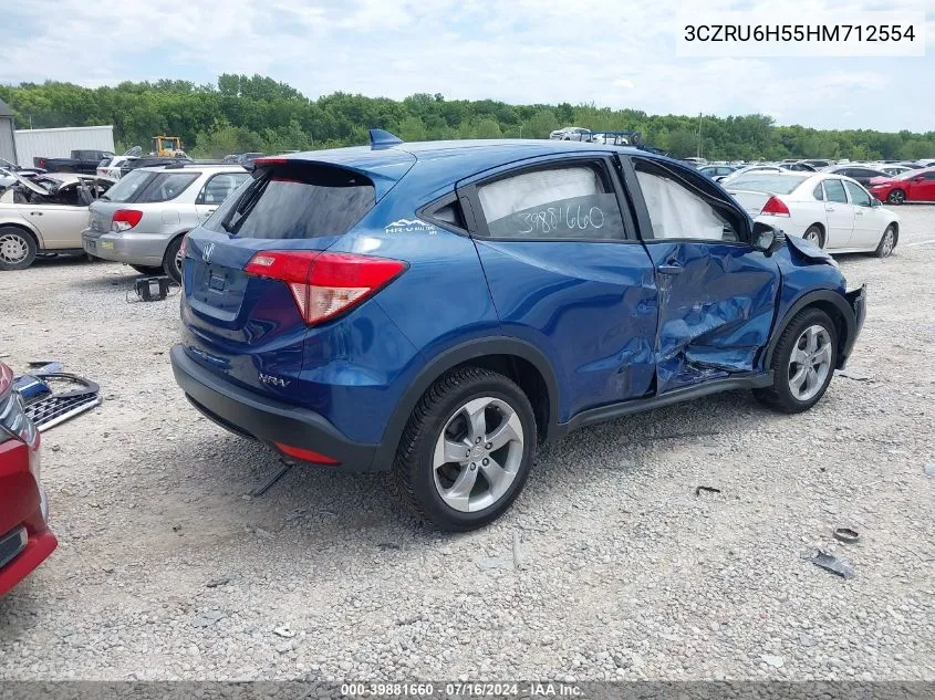 3CZRU6H55HM712554 2017 Honda Hr-V Ex