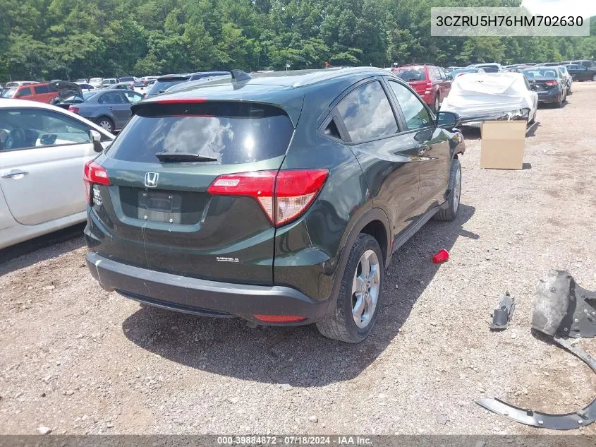 3CZRU5H76HM702630 2017 Honda Hr-V Ex-L