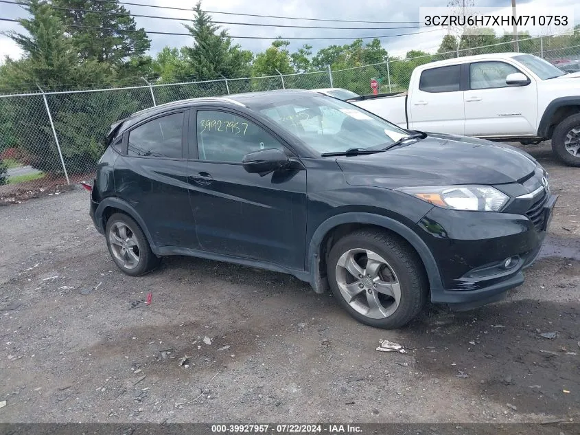 3CZRU6H7XHM710753 2017 Honda Hr-V Ex-L