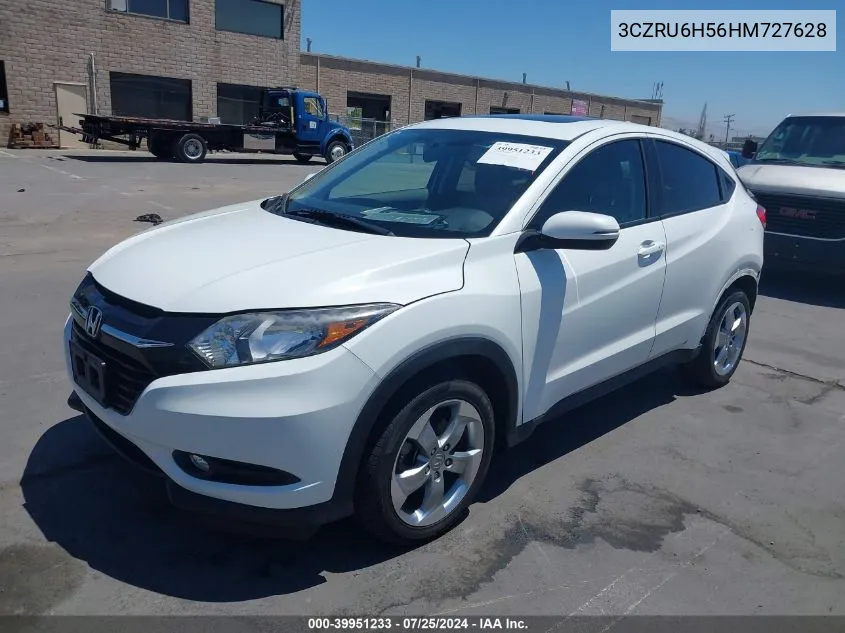 2017 Honda Hr-V Ex VIN: 3CZRU6H56HM727628 Lot: 39951233