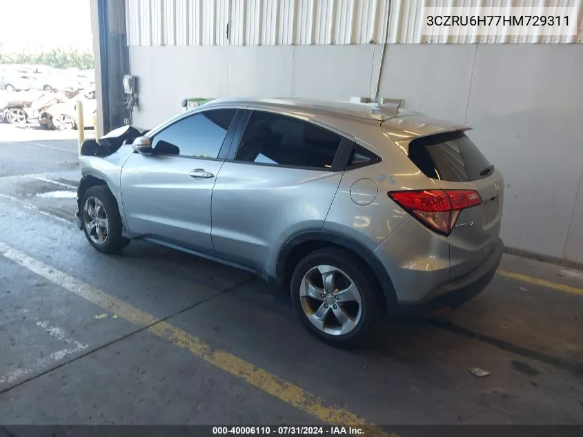 3CZRU6H77HM729311 2017 Honda Hr-V Ex-L