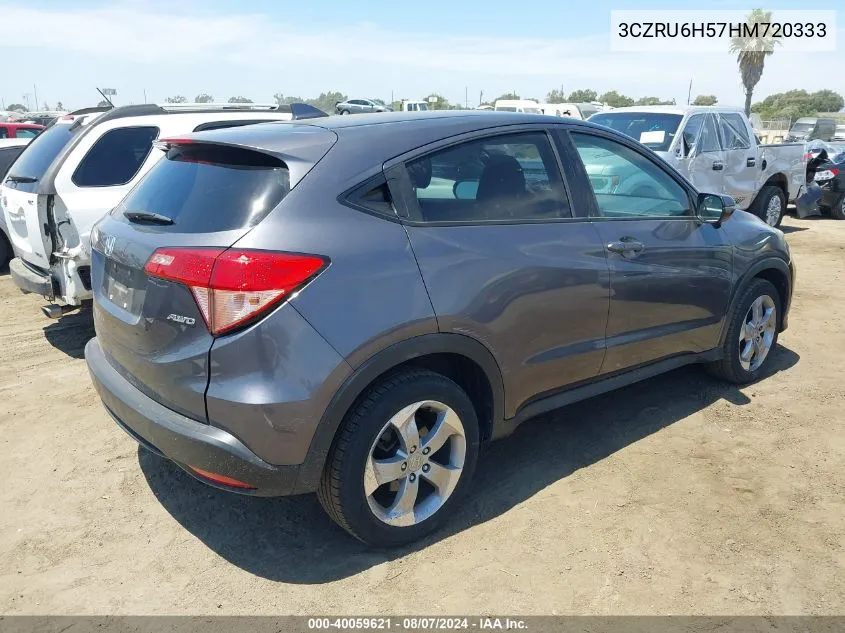 2017 Honda Hr-V Ex VIN: 3CZRU6H57HM720333 Lot: 40059621