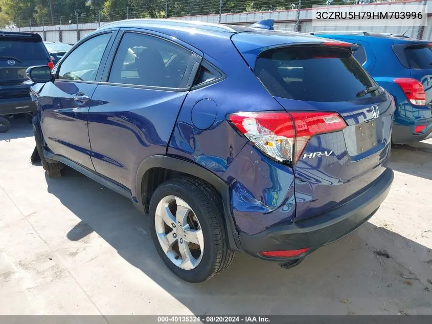 3CZRU5H79HM703996 2017 Honda Hr-V Ex-L