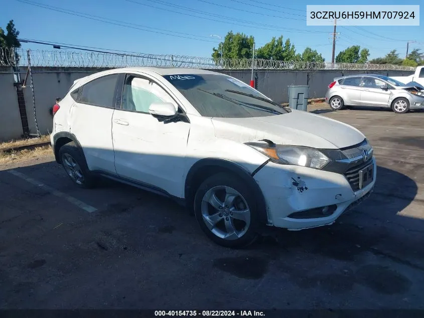 2017 Honda Hr-V Ex VIN: 3CZRU6H59HM707924 Lot: 40154735