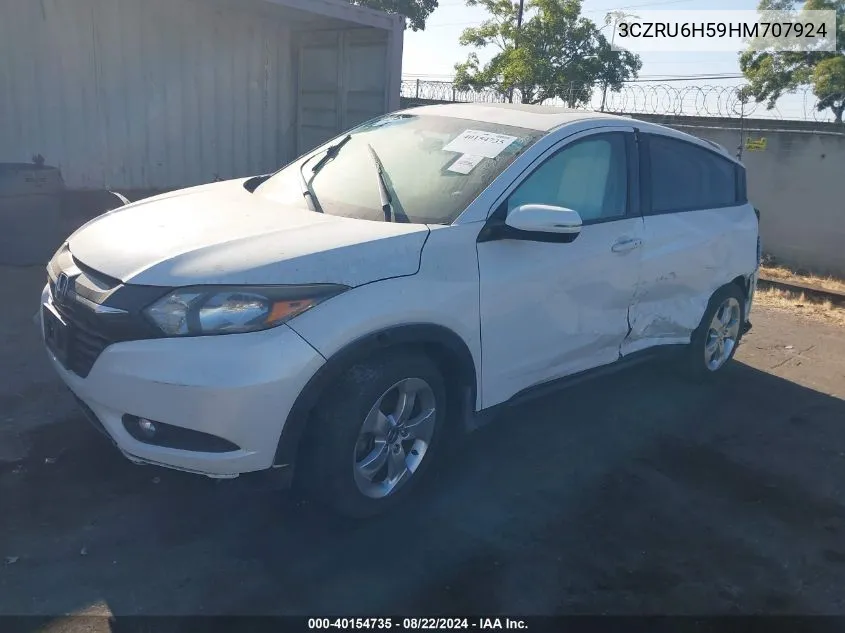 3CZRU6H59HM707924 2017 Honda Hr-V Ex