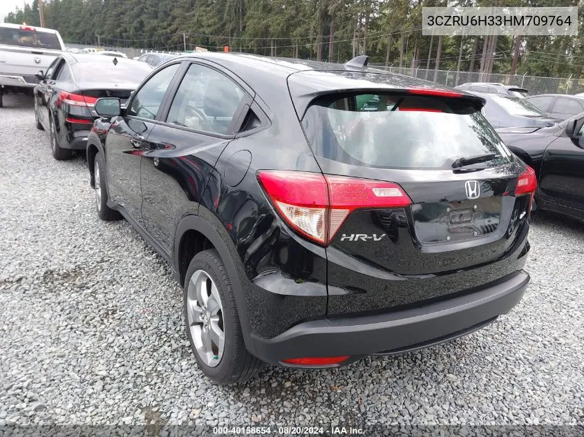 2017 Honda Hr-V Lx VIN: 3CZRU6H33HM709764 Lot: 40158654