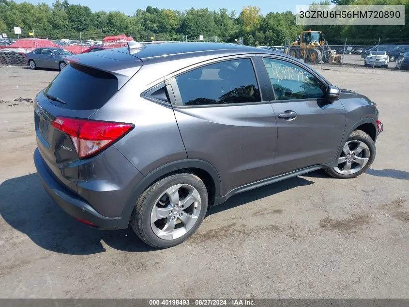 3CZRU6H56HM720890 2017 Honda Hr-V Ex