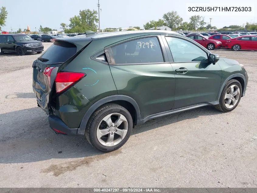 3CZRU5H71HM726303 2017 Honda Hr-V Exl