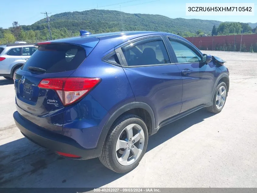 3CZRU6H5XHM710542 2017 Honda Hr-V Ex