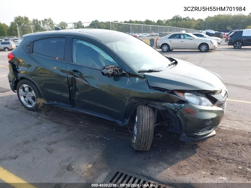 3CZRU5H55HM701984 2017 Honda Hr-V Ex