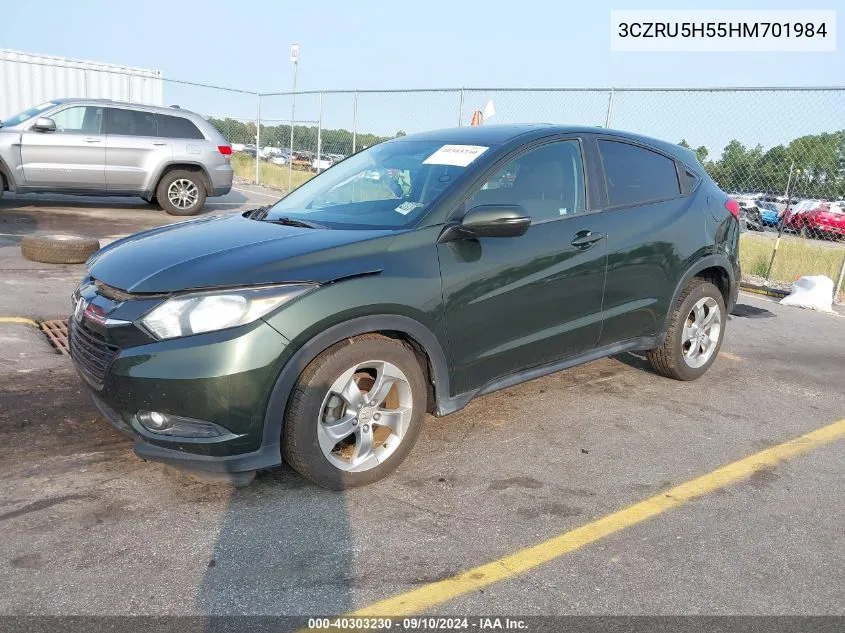 3CZRU5H55HM701984 2017 Honda Hr-V Ex