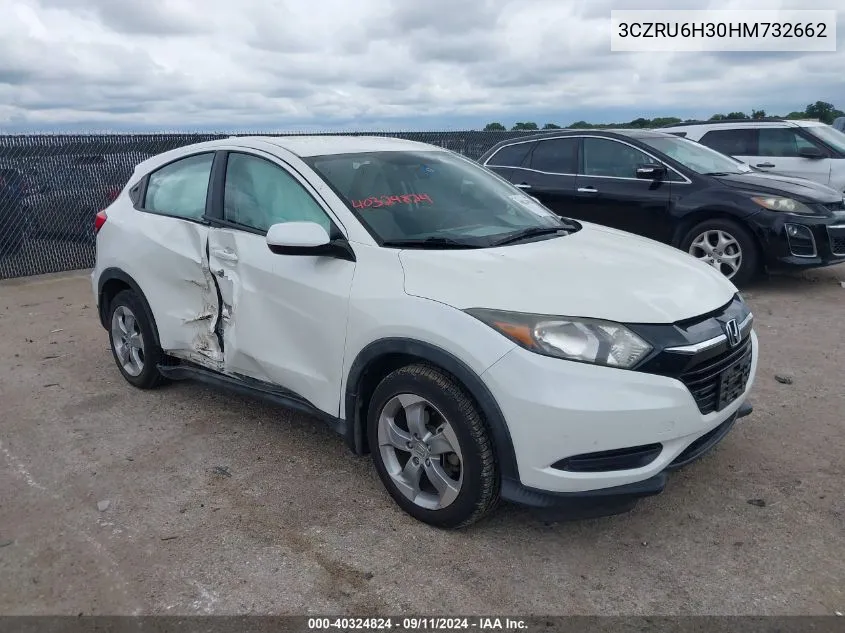 2017 Honda Hr-V Lx VIN: 3CZRU6H30HM732662 Lot: 40324824