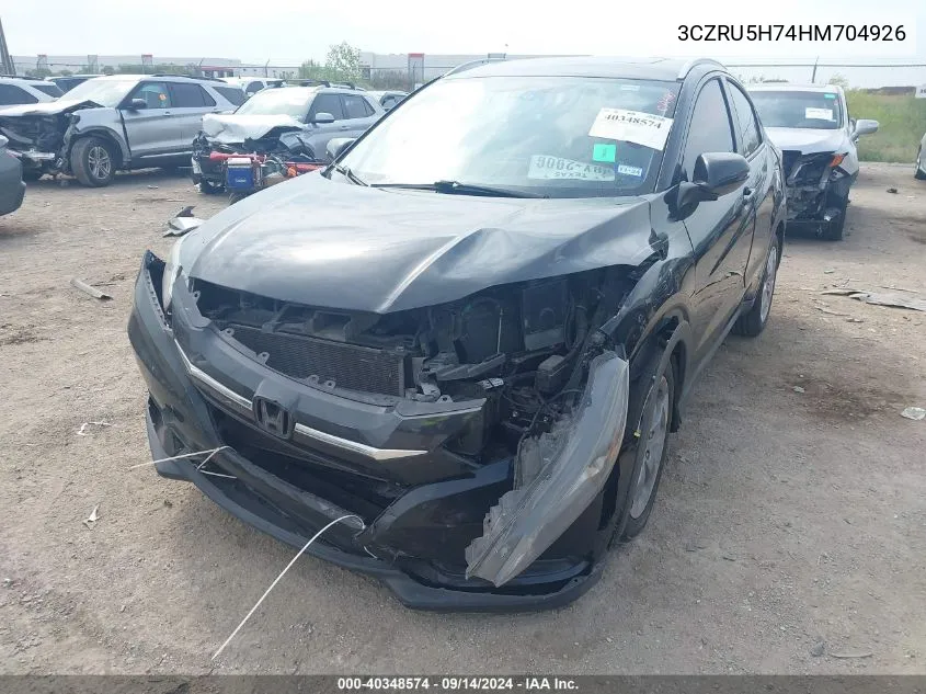 3CZRU5H74HM704926 2017 Honda Hr-V Ex-L