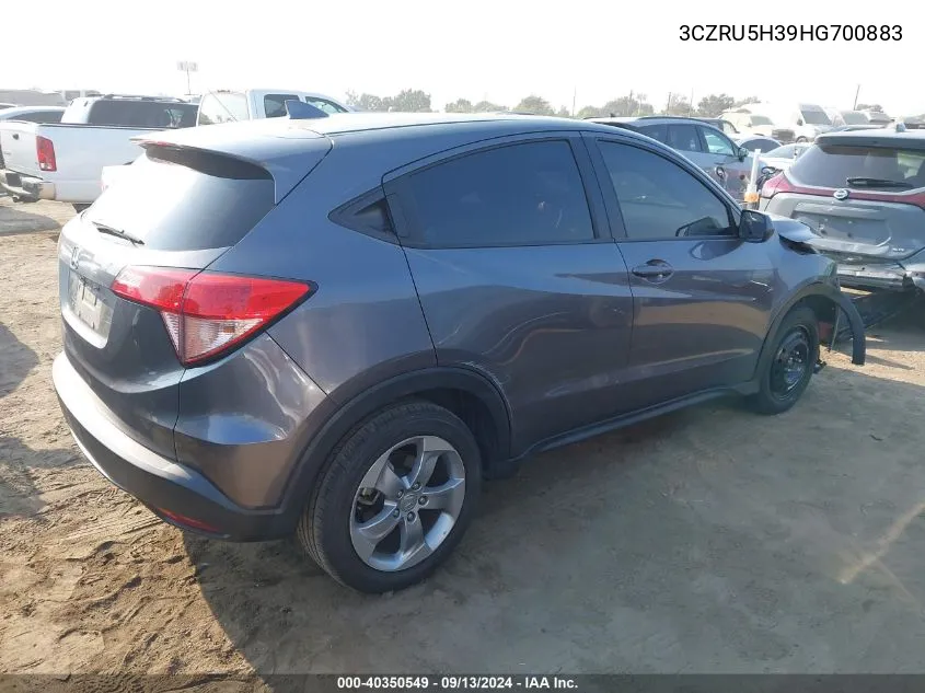 3CZRU5H39HG700883 2017 Honda Hr-V Lx