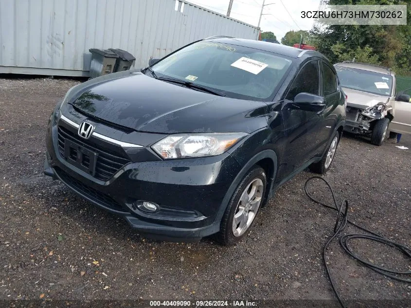 2017 Honda Hr-V Ex-L VIN: 3CZRU6H73HM730262 Lot: 40409090