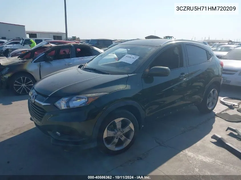 3CZRU5H71HM720209 2017 Honda Hr-V Ex-L