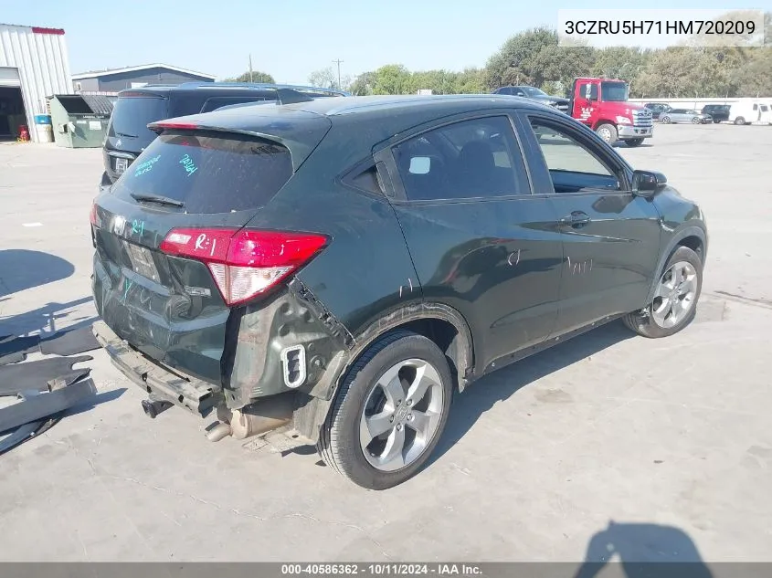 3CZRU5H71HM720209 2017 Honda Hr-V Ex-L