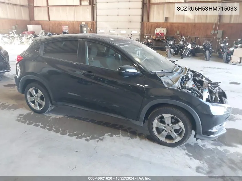 2017 Honda Hr-V Ex VIN: 3CZRU6H53HM715033 Lot: 40621620