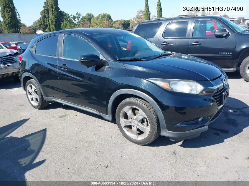 3CZRU5H51HG707490 2017 Honda Hr-V Ex