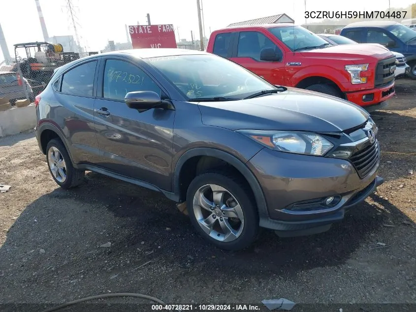 2017 Honda Hr-V Ex VIN: 3CZRU6H59HM704487 Lot: 40728221