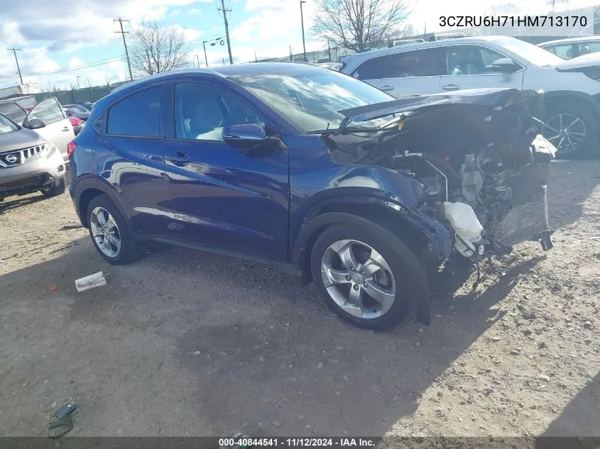 2017 Honda Hr-V Ex-L VIN: 3CZRU6H71HM713170 Lot: 40844541