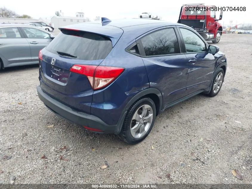 2017 Honda Hr-V Ex VIN: 3CZRU5H58HG704408 Lot: 40869532